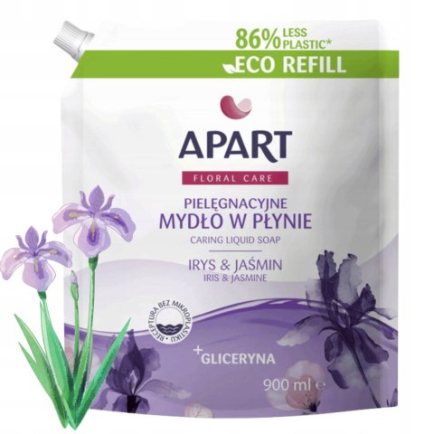 Apart Pielęgnacyjne mydło w płynie irys i jaśmin, 900 ml