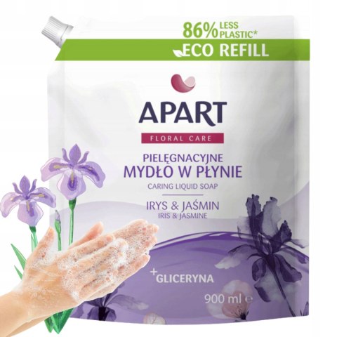 Apart Pielęgnacyjne mydło w płynie irys i jaśmin, 900 ml