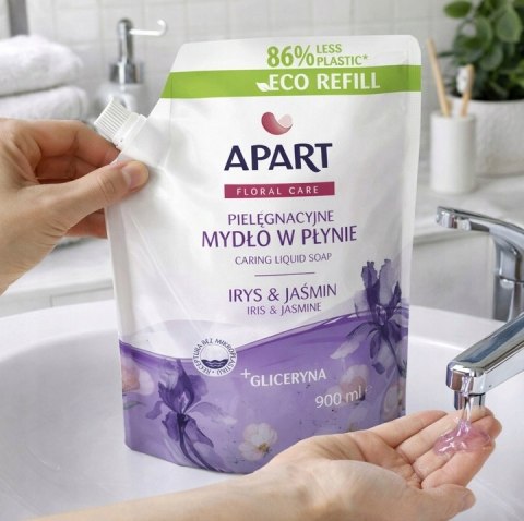 Apart Pielęgnacyjne mydło w płynie irys i jaśmin, 900 ml