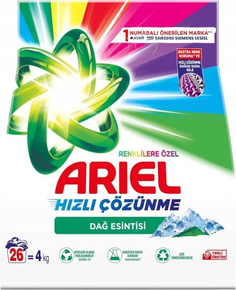 Ariel proszek do prania kolorów 4kg