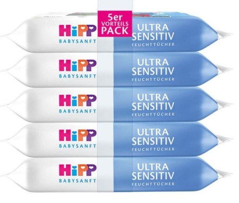 Chusteczki Hipp Ultra Sensitive chusteczki nawilżane 48 x 5 szt.