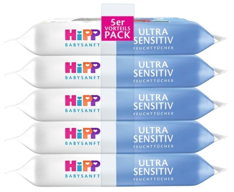 Chusteczki Hipp Ultra Sensitive chusteczki nawilżane 48 x 5 szt.