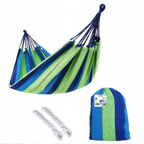 HAMAK OGRODOWY 1 OSOBOWY WISZĄCY DO OGRODU HUŚTAWKA JEDNOOSOBOWY 200x80