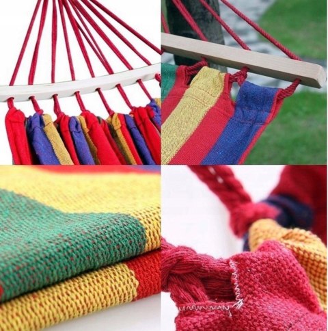 HAMAK OGRODOWY JEDNOOSOBOWY WISZĄCY DO OGRODU HUŚTAWKA + STELAŻ POKROWIEC