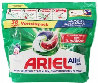 Kapsułki do prania Ariel All in ONE uniwersalne 38 szt