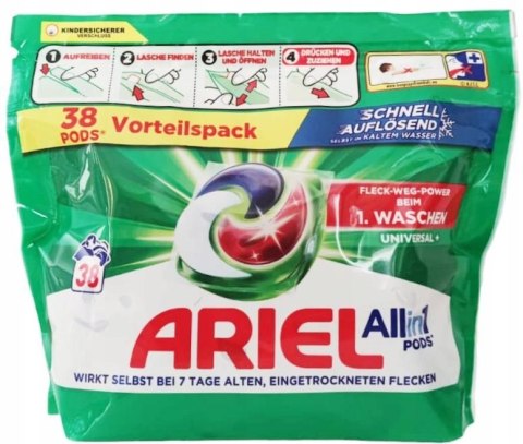 Kapsułki do prania Ariel All in ONE uniwersalne 38 szt
