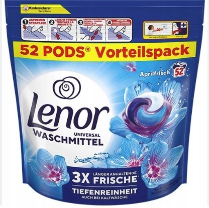 Kapsułki do prania Lenor All-in-1 Aprilfrisch kapsułki uniwersalne 52szt DE