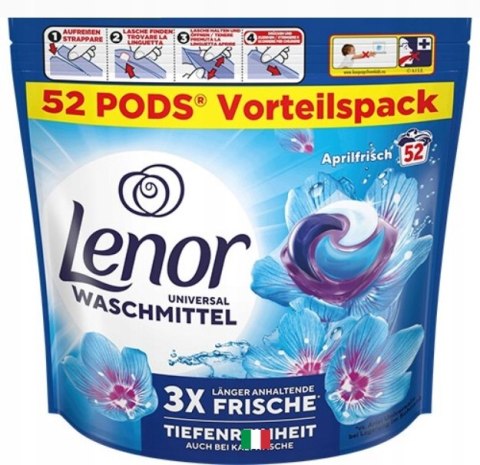 Kapsułki do prania Lenor All-in-1 Aprilfrisch kapsułki uniwersalne 52szt DE