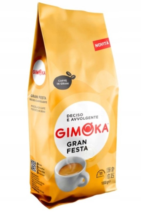 Kawa ziarnista mieszana Gimoka Gran Festa 1000 g