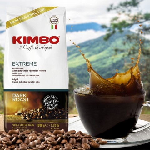 Kawa ziarnista mieszana Kimbo Espresso Bar Extreme 1000 g