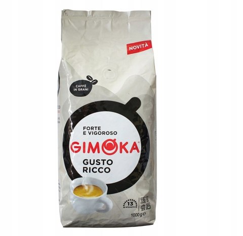 Kawa ziarnista mieszanka nieokreślona Gimoka L'Espresso GUSTO RICCO 1000 g