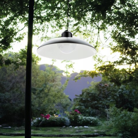 LAMPA WISZĄCA SOLARNA LED ŻYRANDOL OGRODOWA ZEWNĘTRZNA + Czujnik Zmierzchu