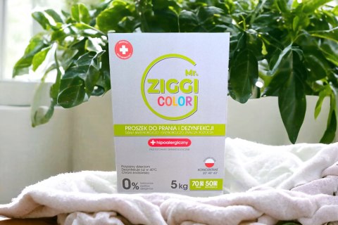 Mr. Ziggi proszek do prania i dezynfekcji hipoalergiczny do koloru 70pr 5kg