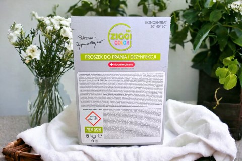 Mr. Ziggi proszek do prania i dezynfekcji hipoalergiczny do koloru 70pr 5kg