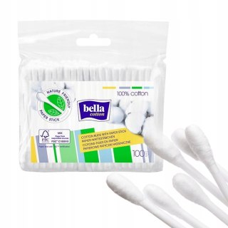 Patyczki higieniczne Bella papierowe biodegradowalne 100 szt.