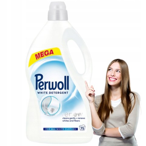 Płyn Perwoll do prania białego białych tkanin 4L