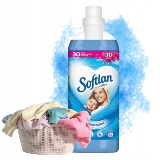 Płyn do płukania tkanin ubrań KONCENTRAT niebieski Softlan Windfrisch 1 l