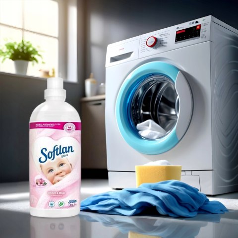 Softlan płyn do płukania tkanin sensitive Weich Mild z migdałowym 1L