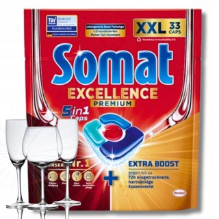 Somat Kapsułki do zmywarki Excellence Premium 5IN1 33szt