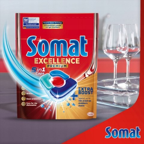 Somat Kapsułki do zmywarki Excellence Premium 5IN1 33szt