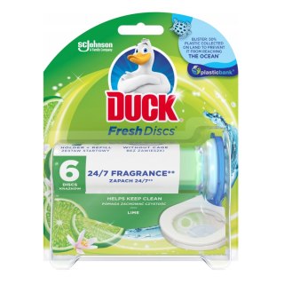 Środek do toalet Duck krążek antybakteryjny limonkowy 0,036 l
