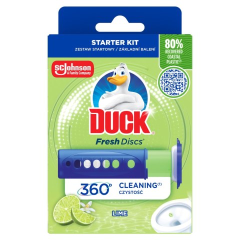 Środek do toalet Duck krążek antybakteryjny limonkowy 0,036 l
