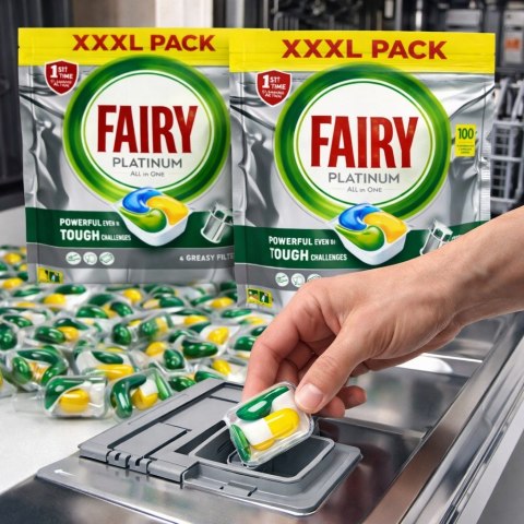 Tabletki Fairy All In One do zmywarki KAPSUŁKI 200 x KAPSUŁEK