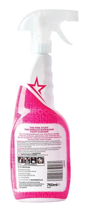 The Pink Stuff pianka czyszcząca do łazienki 750ml