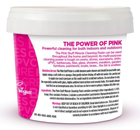 Uniwersalna pasta czyszcząca The Pink Stuff naturalna wielofunkcyjna 850g
