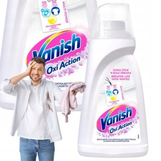Vanish Oxi Action Odplamiacz w Płyne do Białego 1L