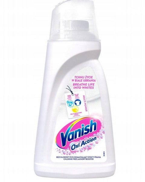 Vanish Oxi Action Odplamiacz w Płyne do Białego 1L