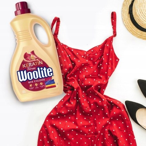 Woolite Color płyn do prania do kolorowych ubrań z keratyną 3,6L 60 prań