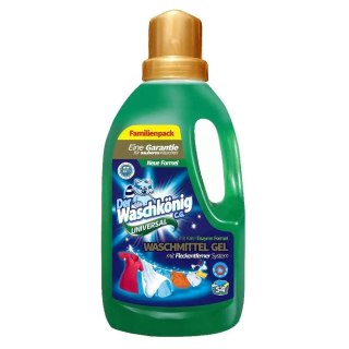 Żel do prania uniwersalny Der Waschkonig 1,625 l 54 prania zielony płyn