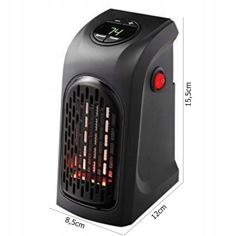 FARELKA GRZEJNIK ELEKTRYCZNY termowentylator mocny PRZENOŚNY HEATER 400w