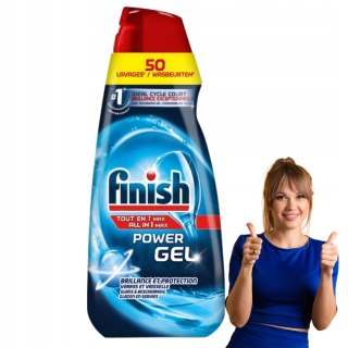 Finish żel do zmywarki All In One Regular Power Gel 1L