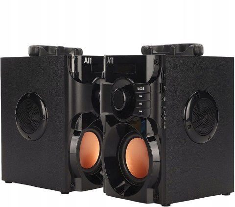 GŁOŚNIK BLUETOOTH MP3 FM RADIO przenośny BEZPRZEWODOWY USB AUX +PILOT