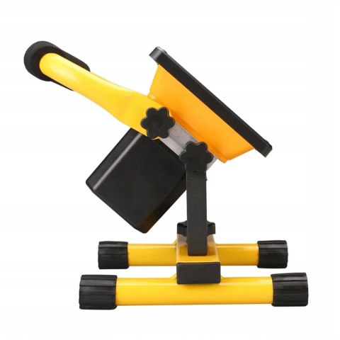 HALOGEN LAMPA ROBOCZA PRZENOŚNA MOCNY NAŚWIETLACZ BUDOWLANY AKUMULATOR 50W