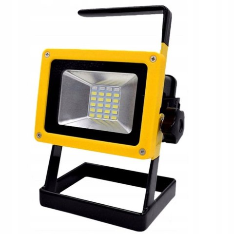 HALOGEN PRZENOŚNY LAMPA LED AKUMULATOR MOCNY NAŚWIETLACZ SMD 100W BUDOWLANY