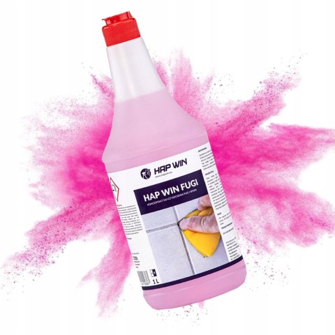 HAP WIN 1L Płyn do Czyszczenia Fug Spoin Płytek Rozpuszcza Brud Czyste Fugi