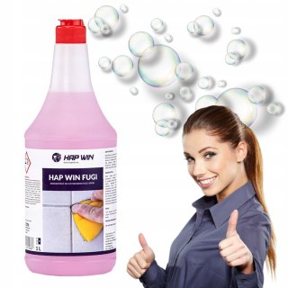 HAP WIN 1L Płyn do Czyszczenia Fug Spoin Płytek Rozpuszcza Brud Czyste Fugi