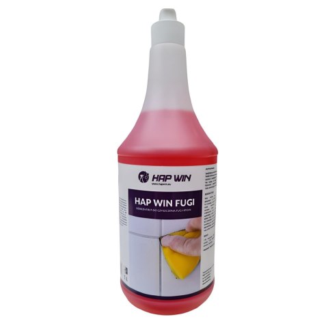 HAP WIN 1L Płyn do Czyszczenia Fug Spoin Płytek Rozpuszcza Brud Czyste Fugi