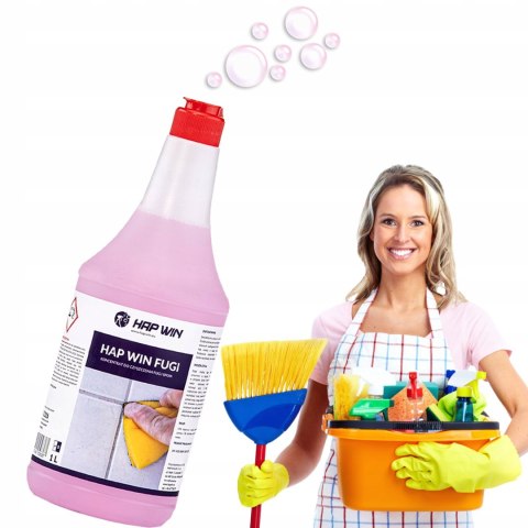HAP WIN 1L Płyn do Czyszczenia Fug Spoin Płytek bez szorowania