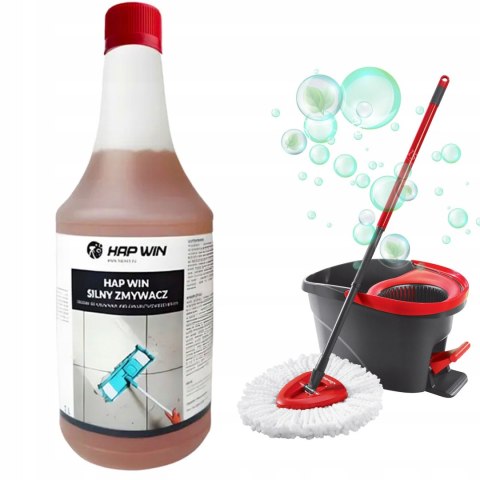 HAP WIN 1L Silny Zmywacz do Brudu Tłuszczu Sadzy Gres Beton