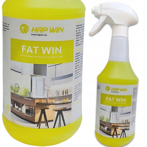 HAP WIN Fat Win 1L Silna Pianka Odtłuszczająca Usuwa Zabrudzenia Tłuszcz