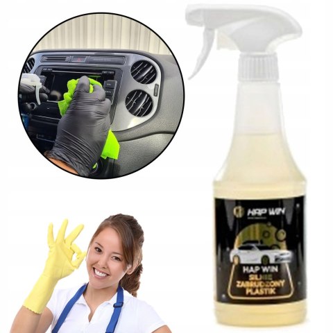 HAP WIN Płyn do Czyszczenia Silnie Zabrudzonego Plastiku kokpitu 500 ml