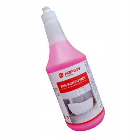 HAP WIN Power 1L Silny Odkamieniacz do Łazienki do Kabin Umywalek Skuteczn