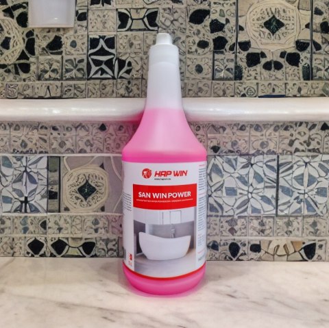 HAP WIN Power 1L Silny Odkamieniacz do Łazienki do Kabin Umywalek Skuteczn