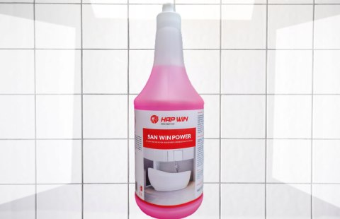 HAP WIN Power 1L Silny Odkamieniacz do Łazienki do Kabin Umywalek Skuteczn