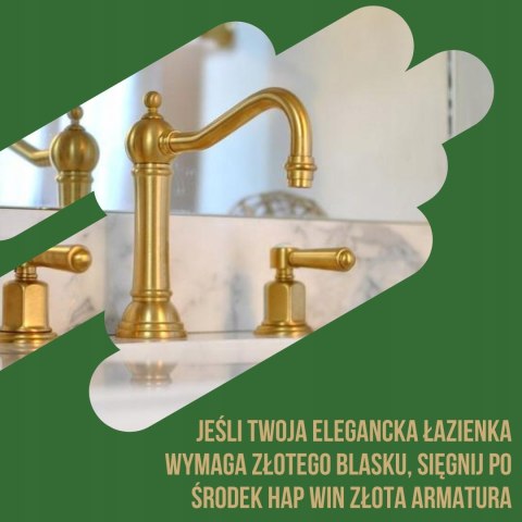 HAP WIN Złota Armatura 500 ml Środek do Baterii Złotych i Mosiężnych CZYŚCI