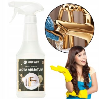 HAP WIN Złota Armatura 500 ml Środek do Baterii Złotych i Mosiężnych CZYŚCI